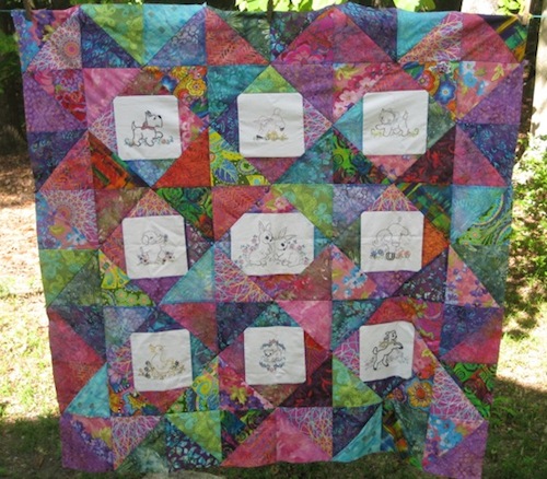 A quilt for my granddaughter.