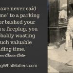 If you have never said "Excuse me" to a parking meter or bashed your shins on a fireplug, you are probably wasting too much valuable reading time.