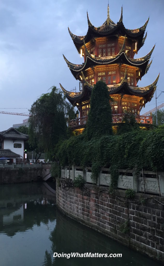 Pretty building near the Chinese opera.