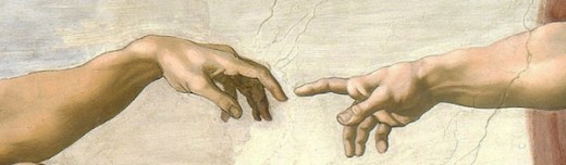 The Creation of Adam by Michelangelo Buonarroti (1475–1564)