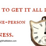 Getting it all done in a one-person business can be hard, but you can do more than you think.
