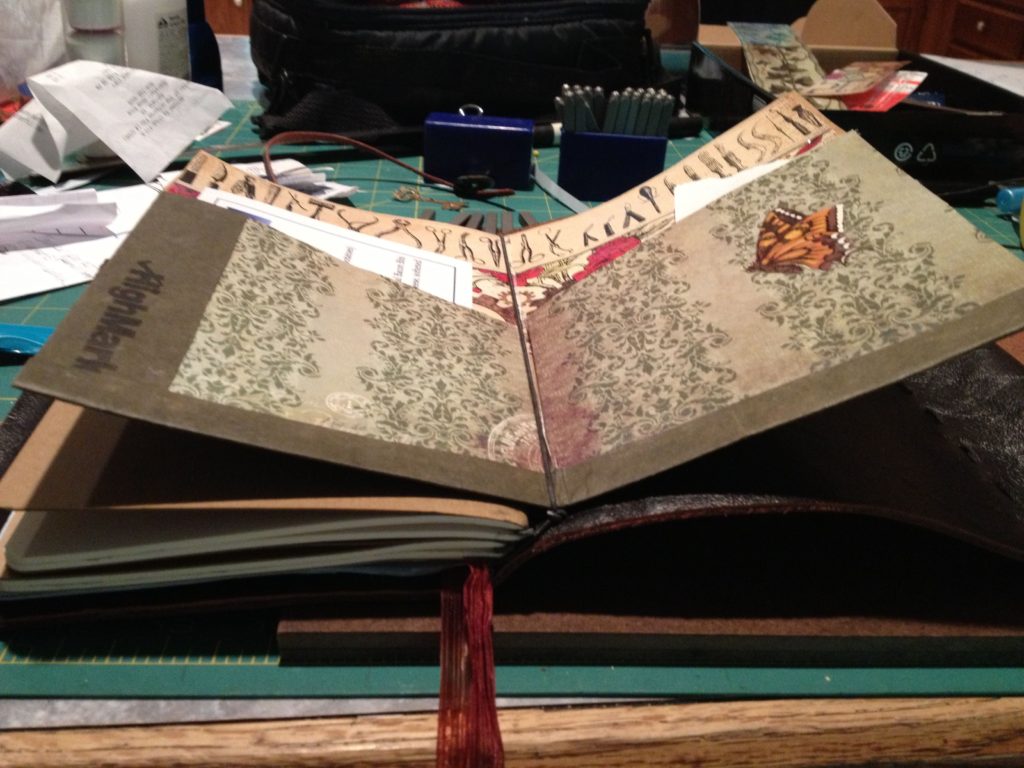 Use scrapbooking cardstock to make file folder inserts for your planner.
