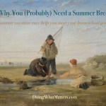 Children at the beach on summer break. Attributed to James Pyne.