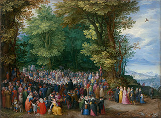 Sermon on the Mount by Jan Brueghel the Elder, 1598