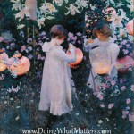 Carnation, Lily, Lily, Rose by John Singer Sargent,