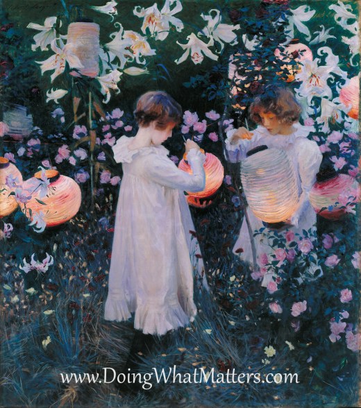 Carnation, Lily, Lily, Rose by John Singer Sargent,