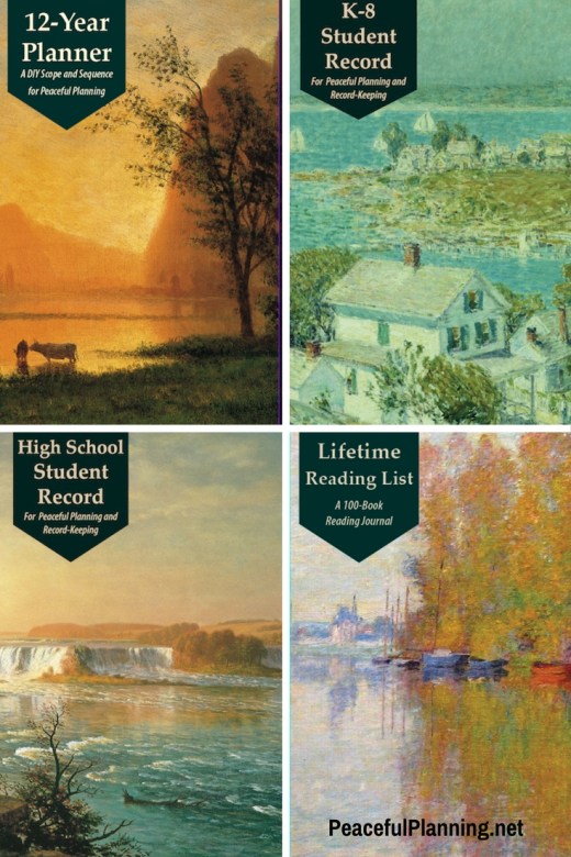 The Peaceful Planning system makes homeschool planning and record-keeping simple.