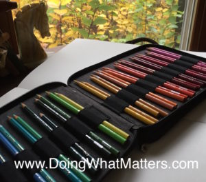 Prismacolor colored pencils are perfect for keeping a nature journal.