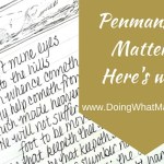 Penmanship Matters; Here's Why.