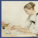 Copying a text is one way to absorb great ideas and improve writing skills.