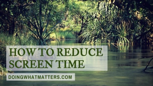 Charlotte Mason and Oliver DeMille have ideas to help you reduce screen time.