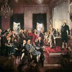 Scene at the Signing of the Constitution of the United States by Howard Chandler Christy
