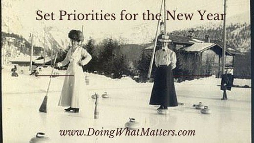 Set priorities for the new year by Janice Campbell