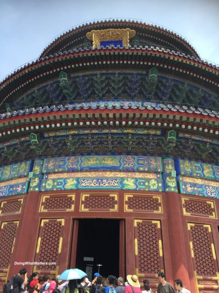A closer look at the Temple of Heaven.