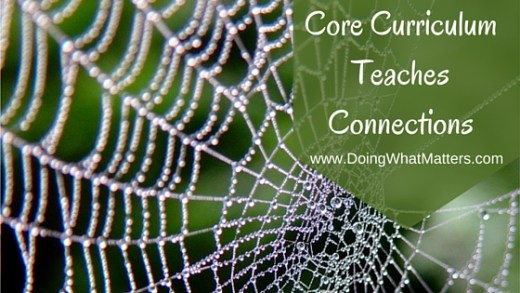 The core curriculum teaches connections.