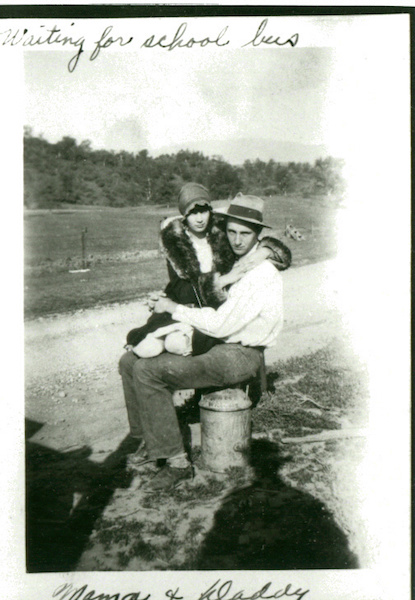 Trevor Hanes and Ellen Shearin waiting for the 'Stage'
