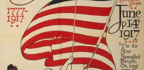 US Flag Day poster from 1917