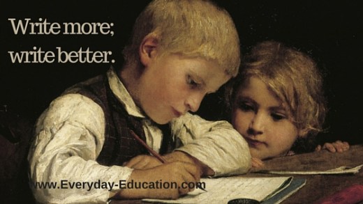 In order to write better, write more.
