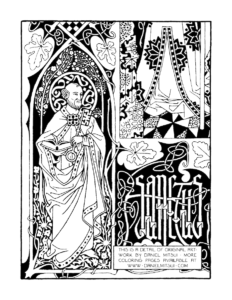 Illumination coloring page by Daniel Mitsui