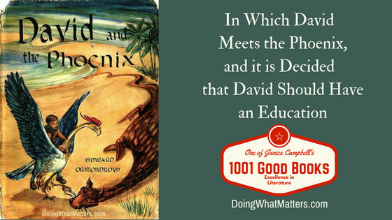 David and the Phoenix by Edward Ormondroyd is a middle-grade fantasy tale. One of Janice Campbell's 1001 Good Books.