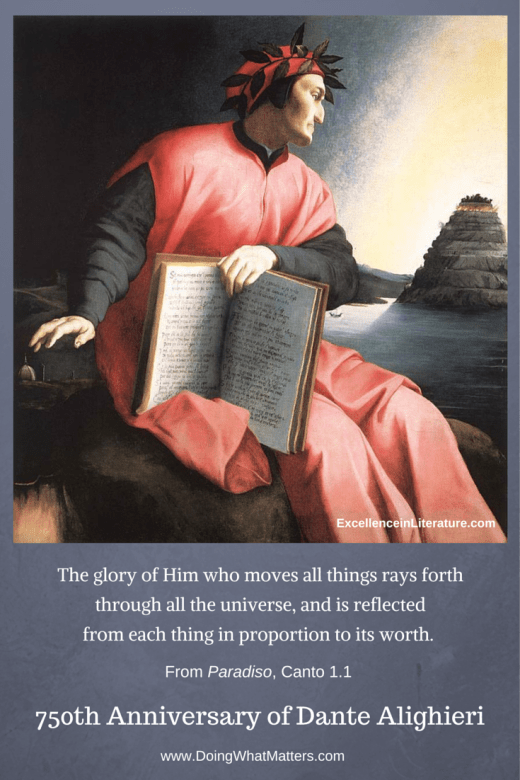 Celebrating the 750th anniversary of Dante's birth.