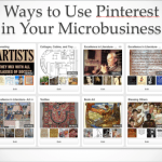 Ways to use Pinterest in your micro business.